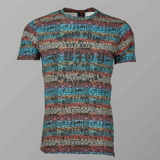 Mens Multi Color T-Shirt