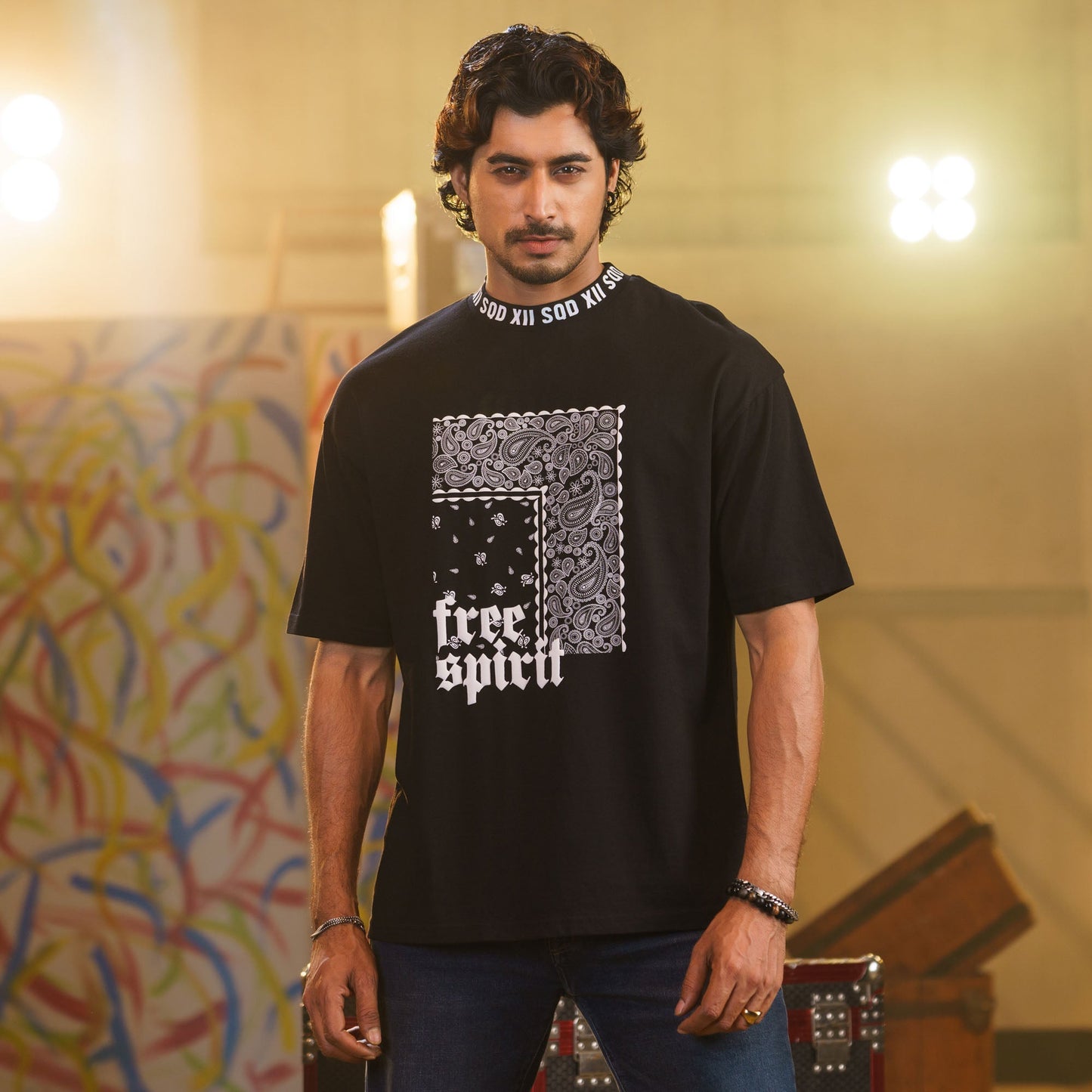 Mens T- Shirt-Black