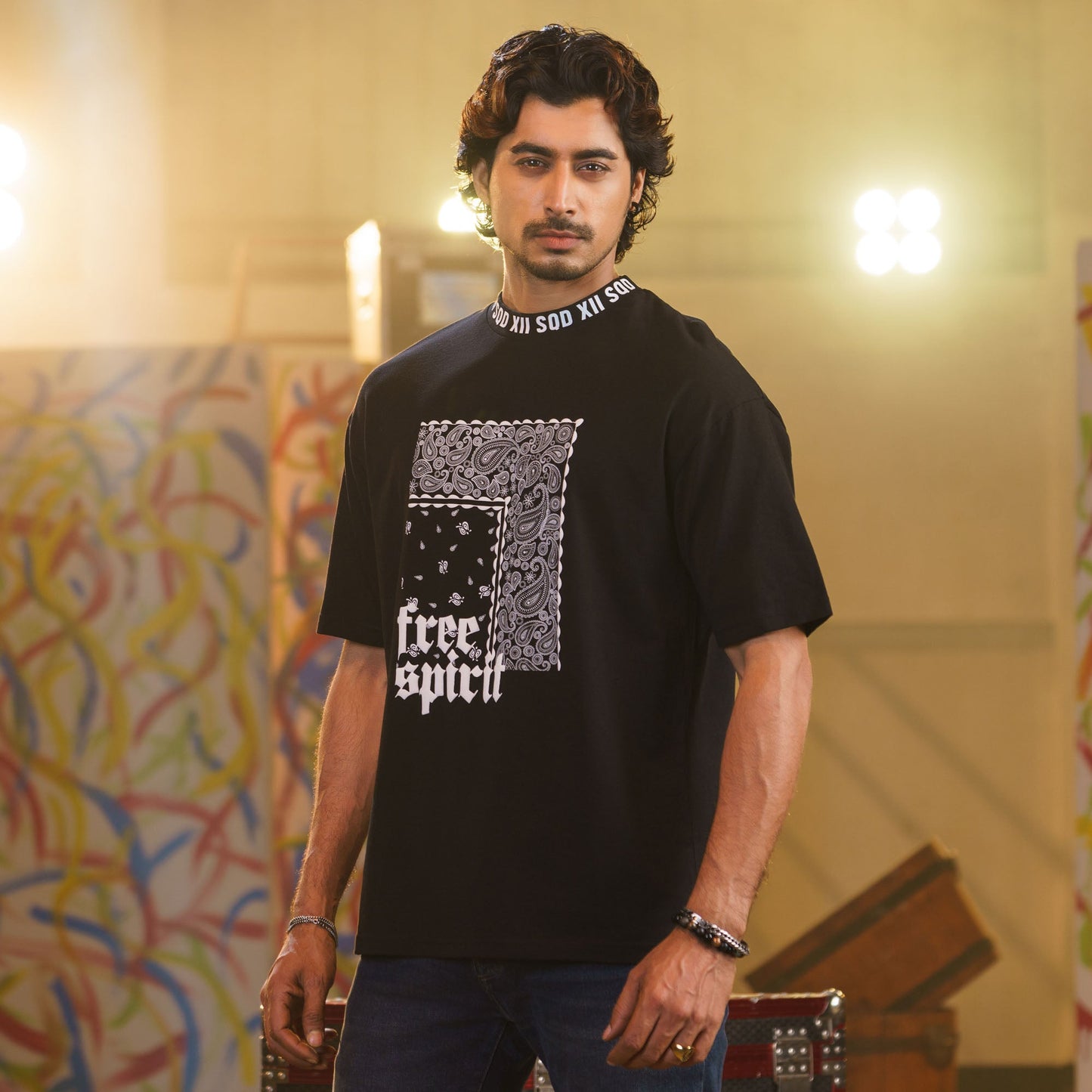 Mens T- Shirt-Black