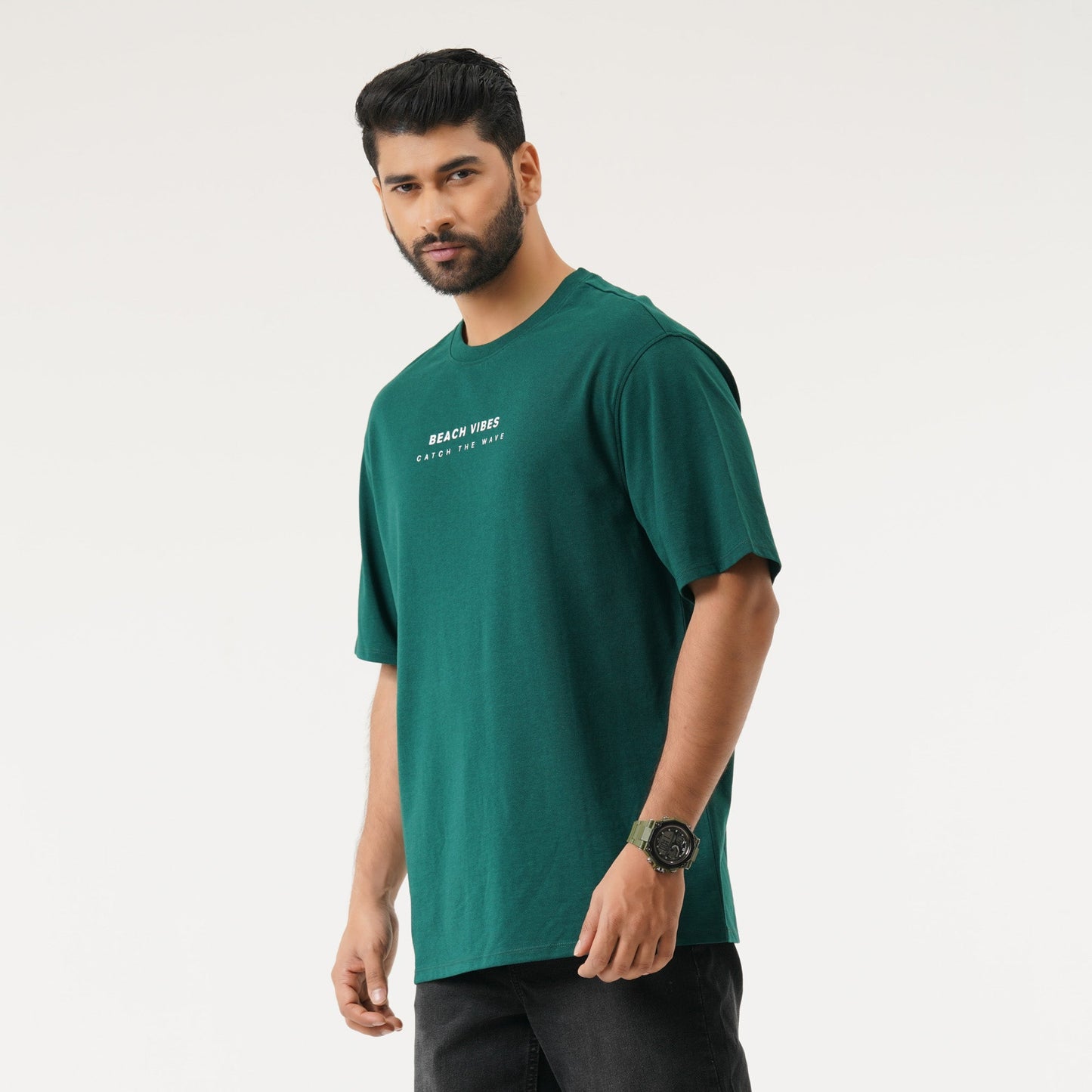 Mens Green Oversized T-Shirt