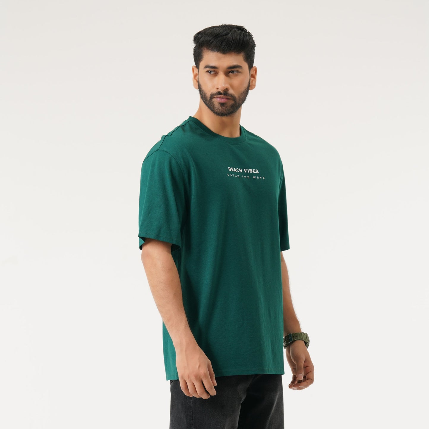 Mens Green Oversized T-Shirt