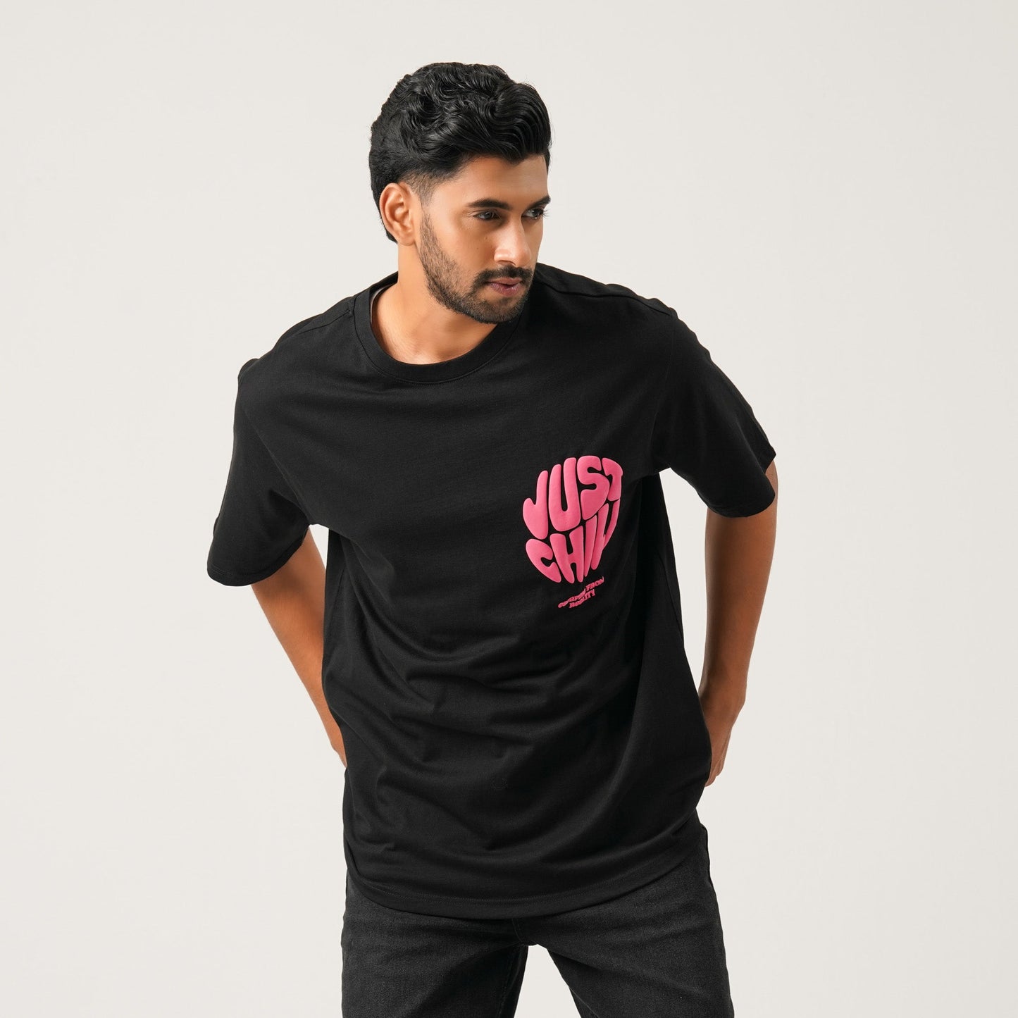 Mens Black Oversize T-Shirt
