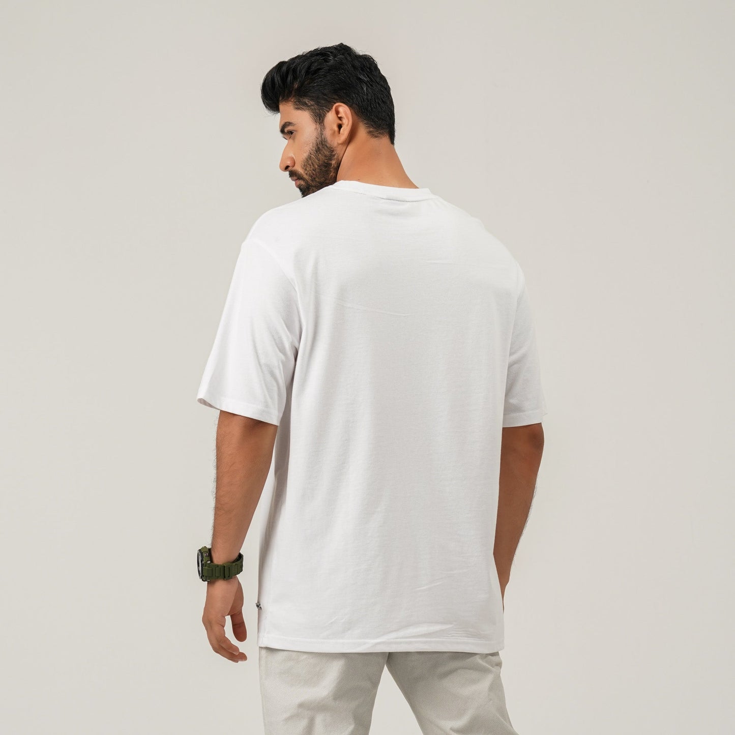 Mens White Oversize T-shirt