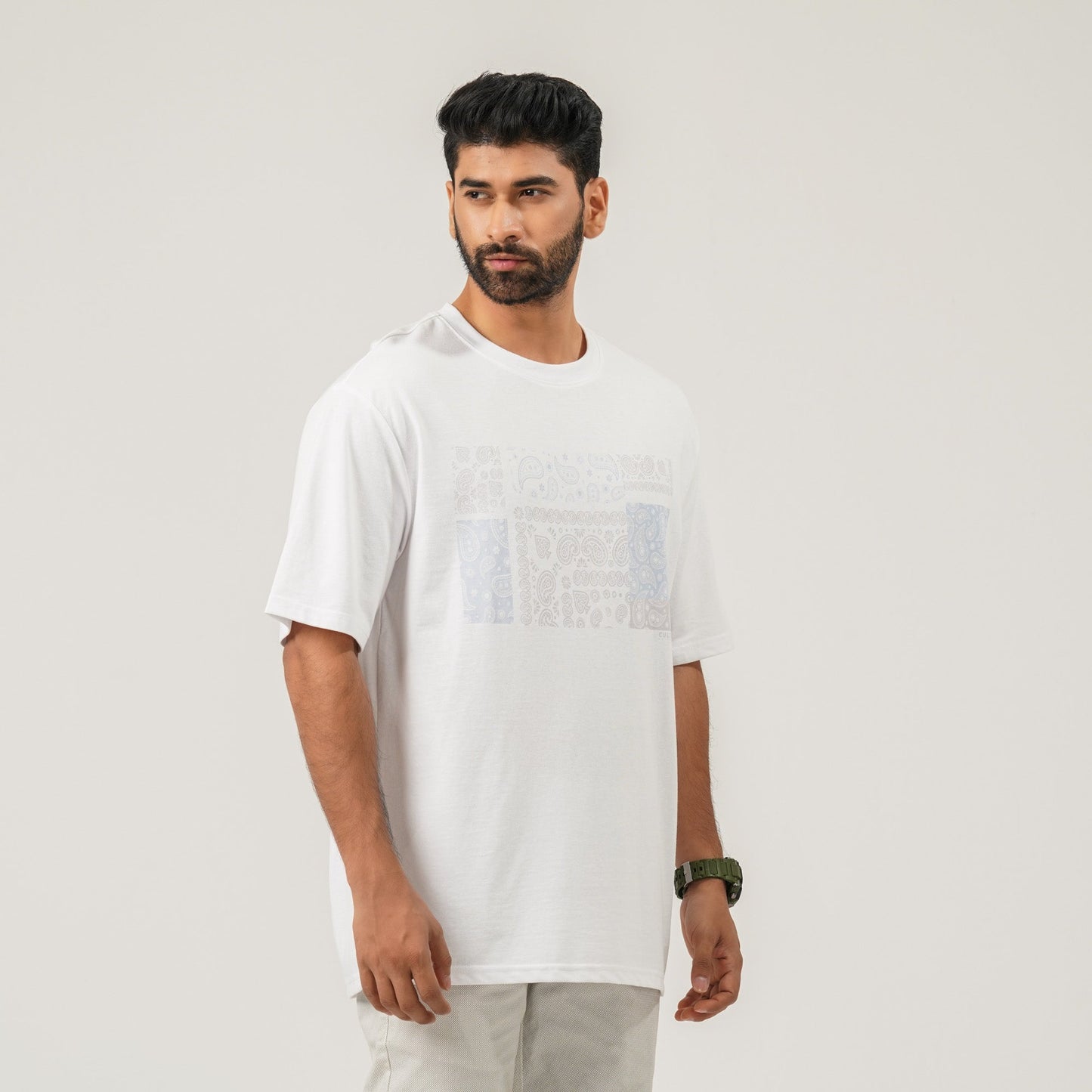 Mens White Oversize T-shirt