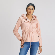 Load image into Gallery viewer, Women’s Rose Peach Twill Jacket
