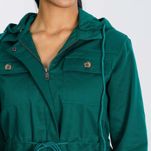 Load image into Gallery viewer, Women’s Forest Green Twill Jacket
