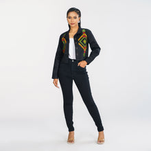 Load image into Gallery viewer, Women&#39;s Black Twill Jacket
