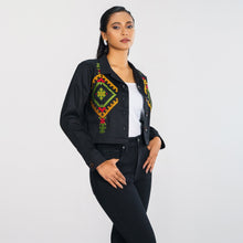 Load image into Gallery viewer, Women&#39;s Black Twill Jacket
