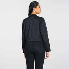 Load image into Gallery viewer, Women&#39;s Black Twill Jacket
