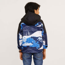 Load image into Gallery viewer, Baby Boy&#39;s Blue White Windbreaker
