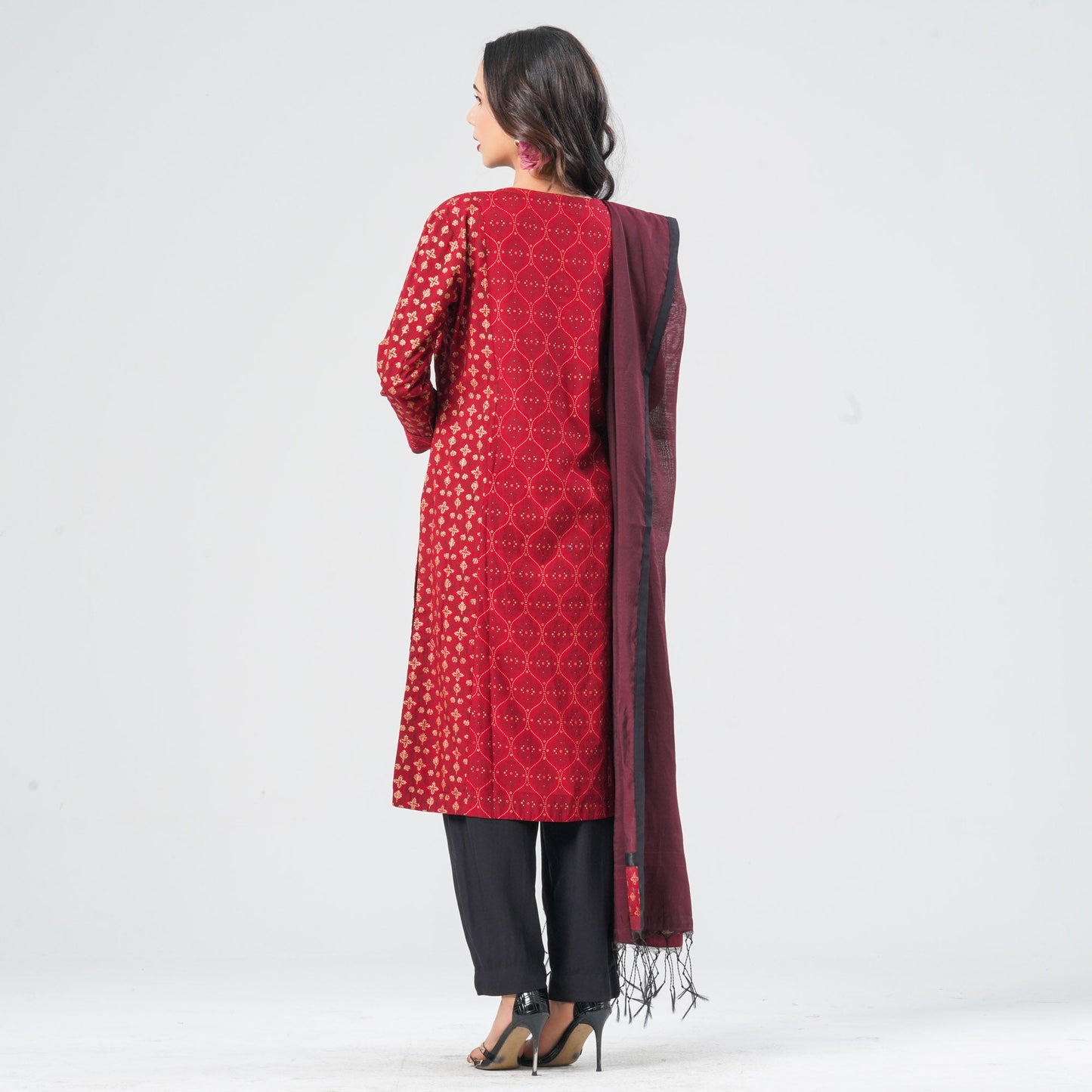 Women’s Viscose Sequin Work Three Piece Set