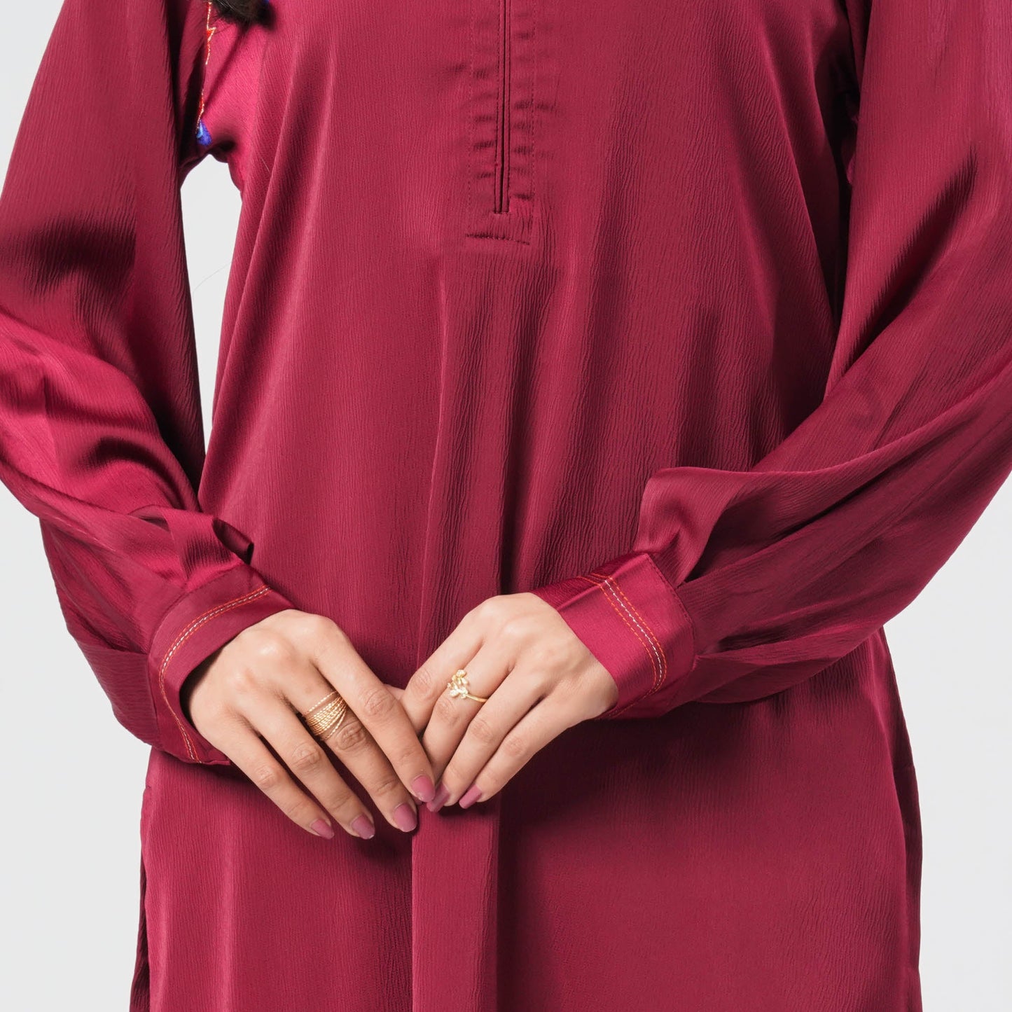 Women’s Crepe Silk Embroidered Two Piece Set