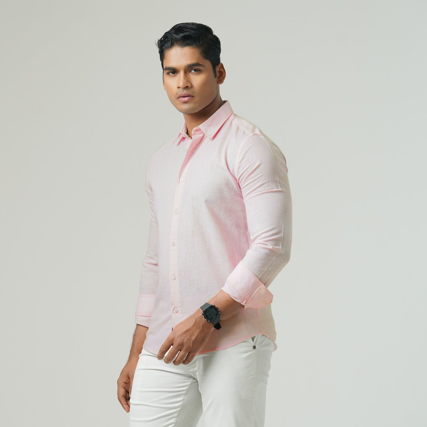 Mens Baby Pink Shirt