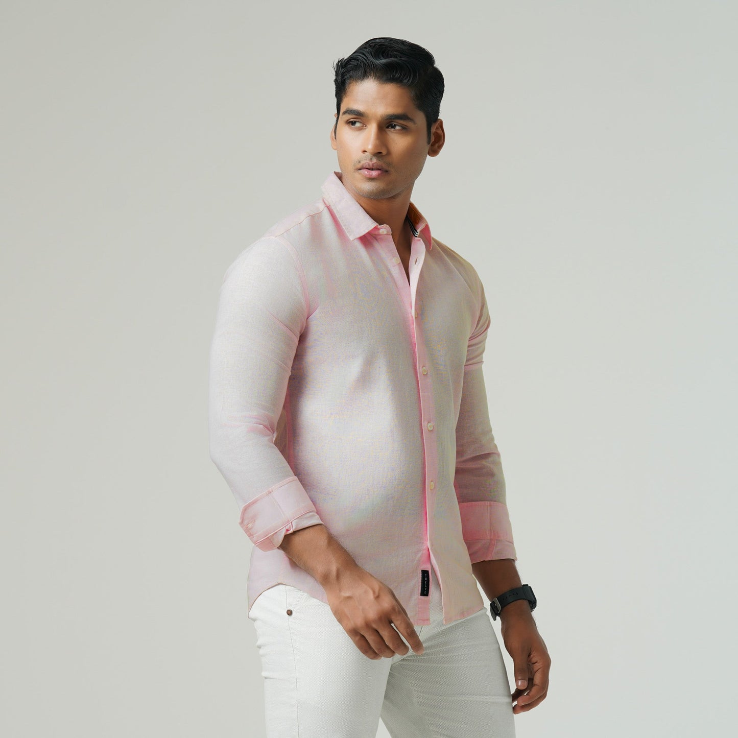 Mens Baby Pink Shirt