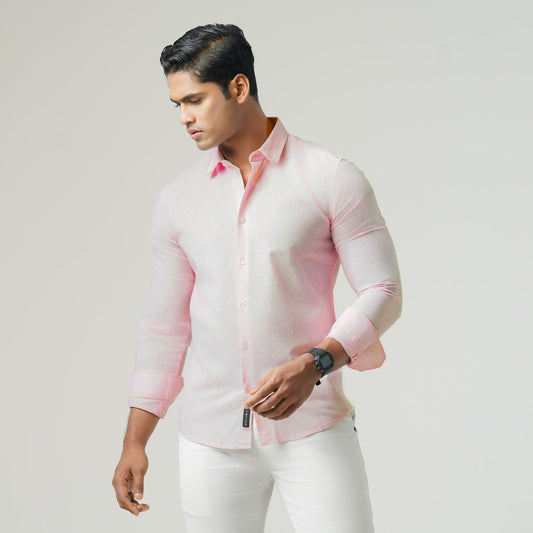 Mens Baby Pink Shirt