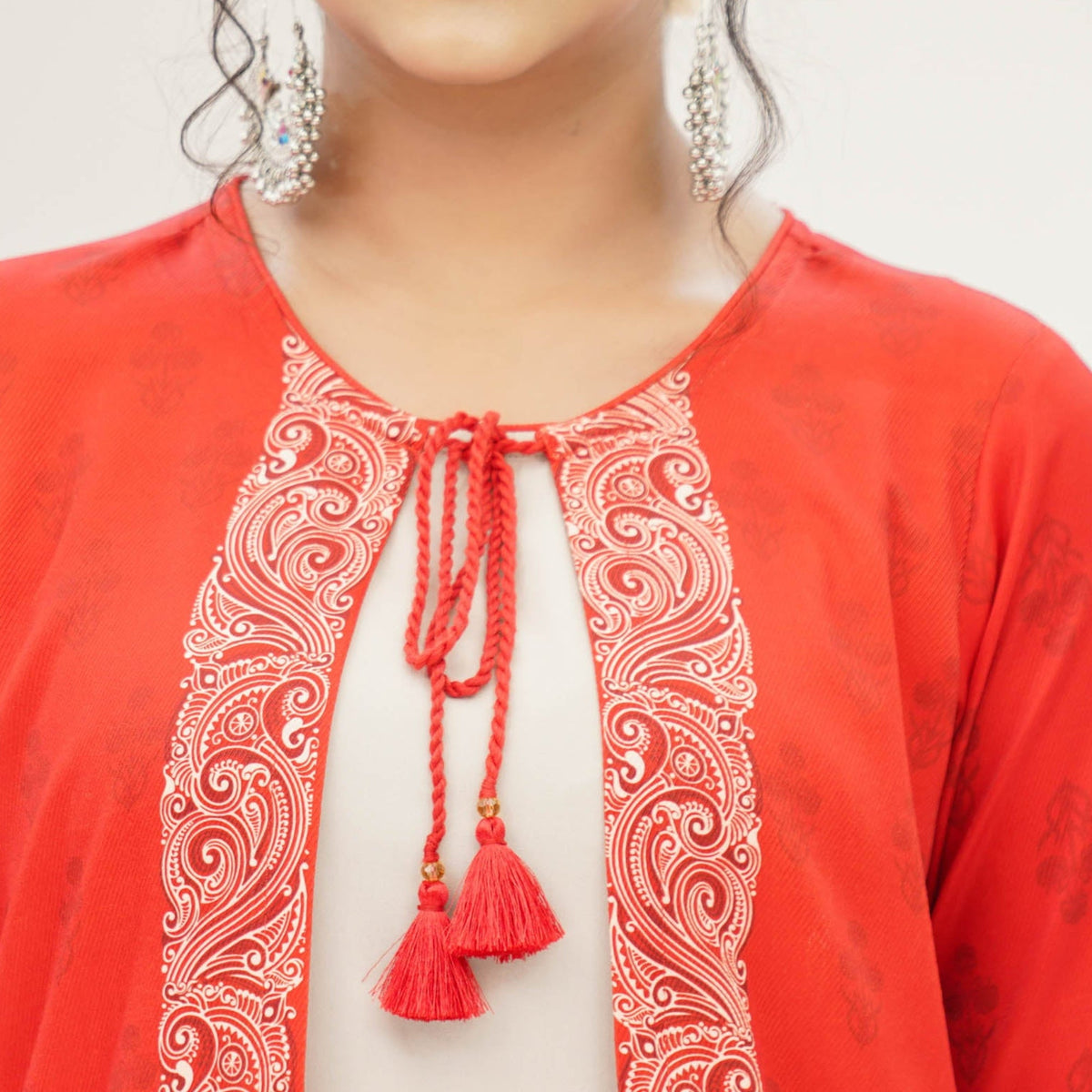 Womens Red Two Piece Set