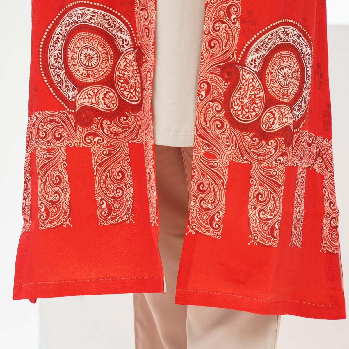 Womens Red Two Piece Set