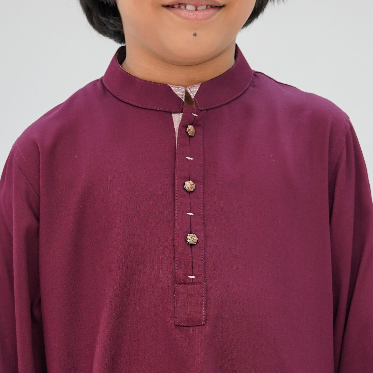 Boys' Maroon Panjabi