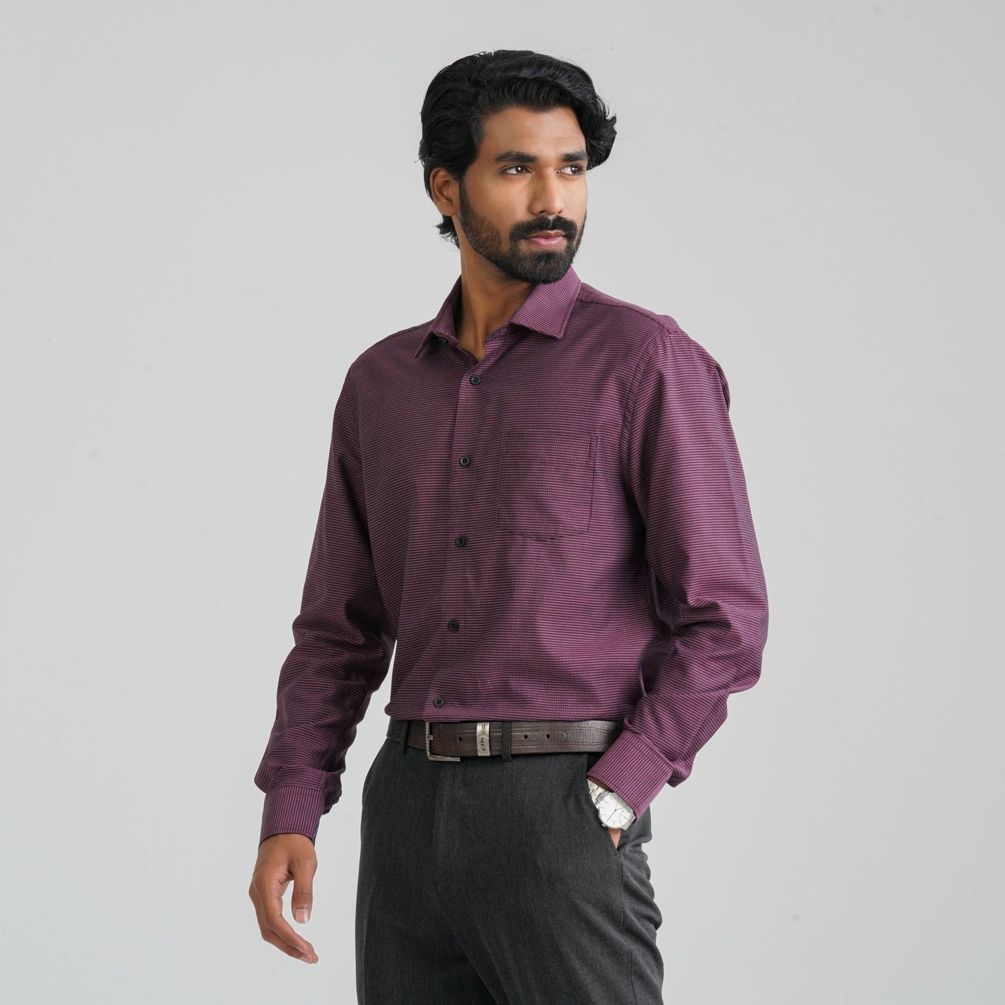 Men’s Violet Formal Shirt