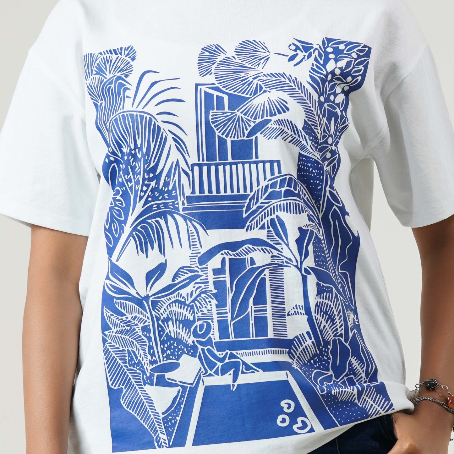 Womens White Oversize T-Shirt