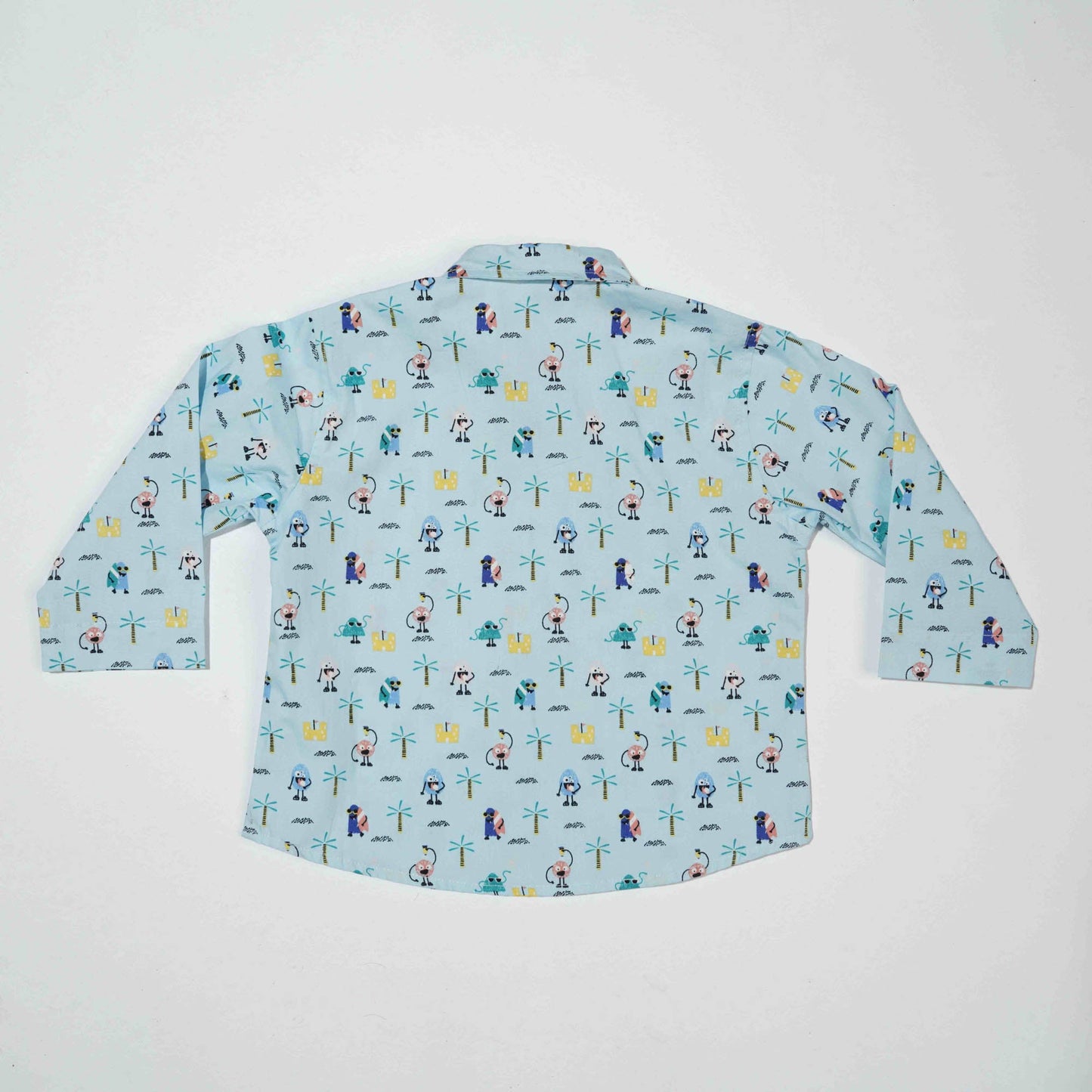 New Born Boys 2 Pcs-Sky Print