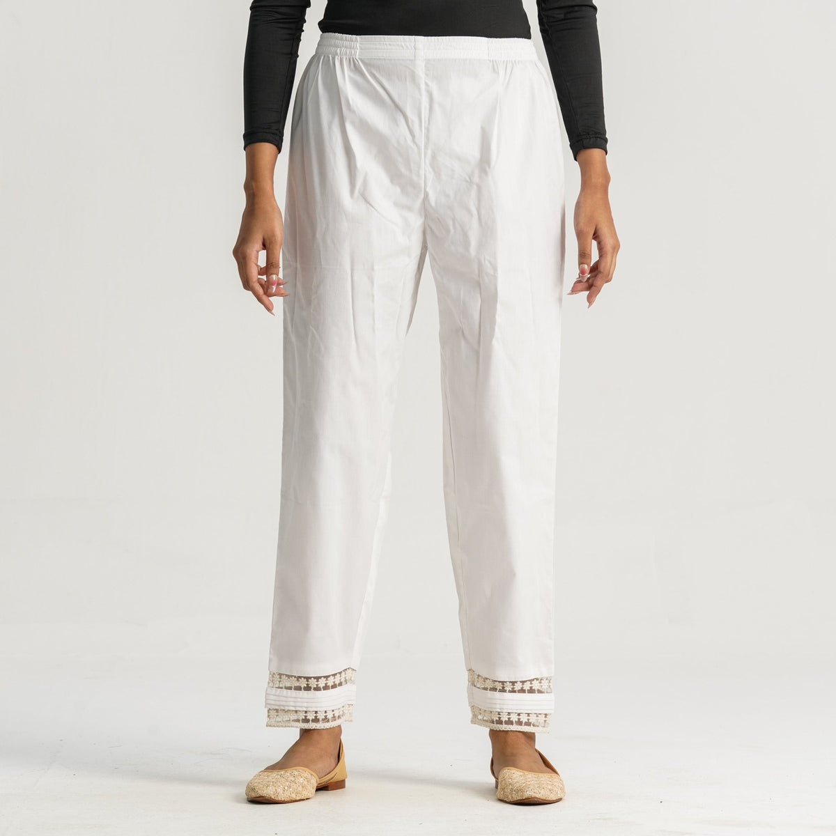 Womens White Bottom