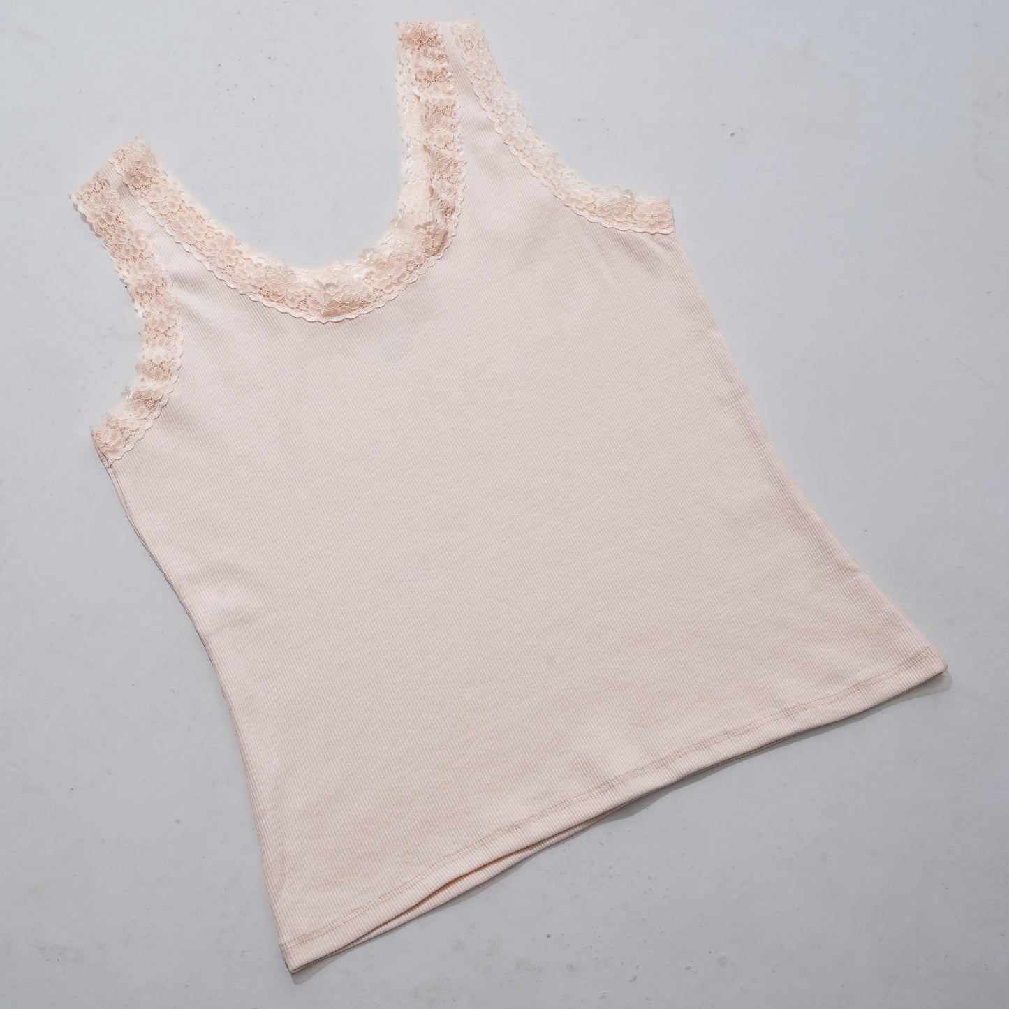 Womens Black & Beige Tank Top