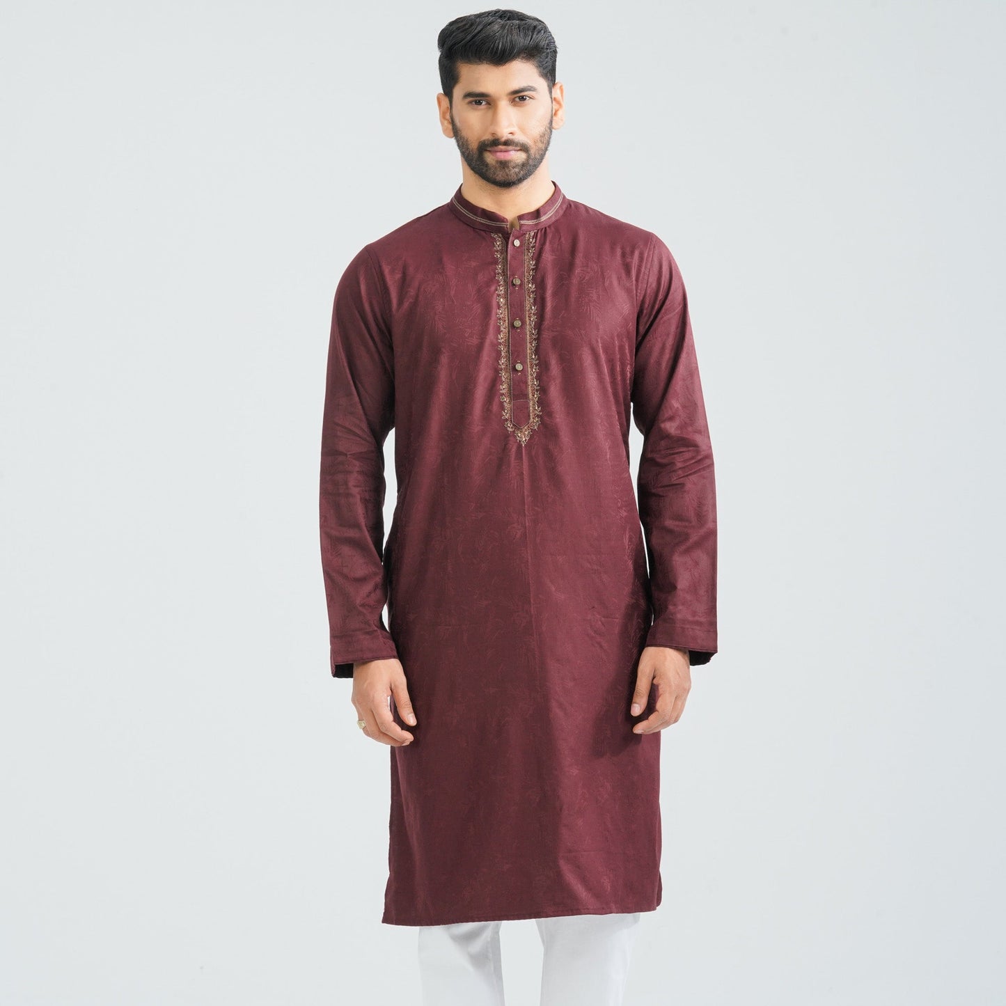 Mens Russet Karchupi Panjabi