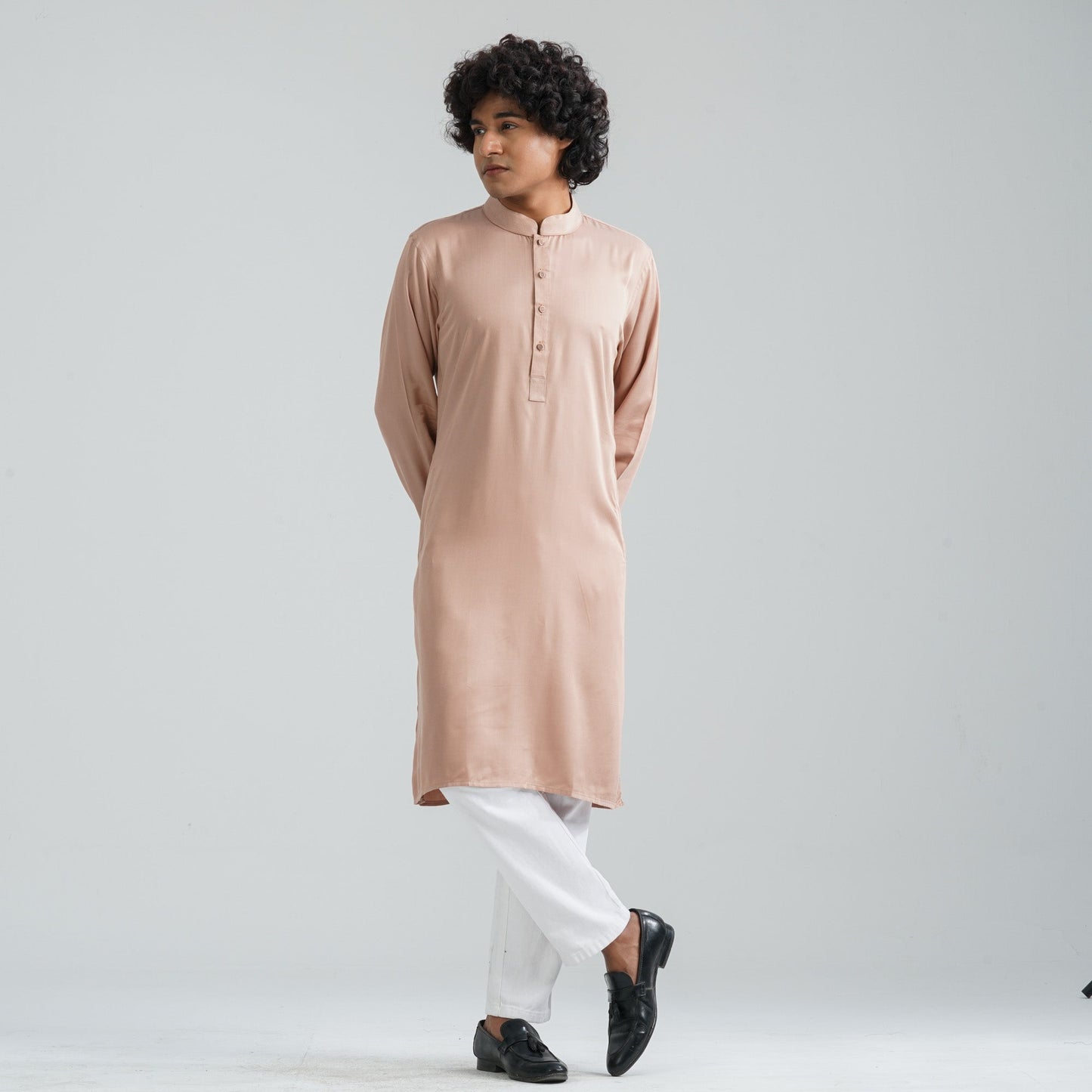 Men’s Linen Silk Panjabi