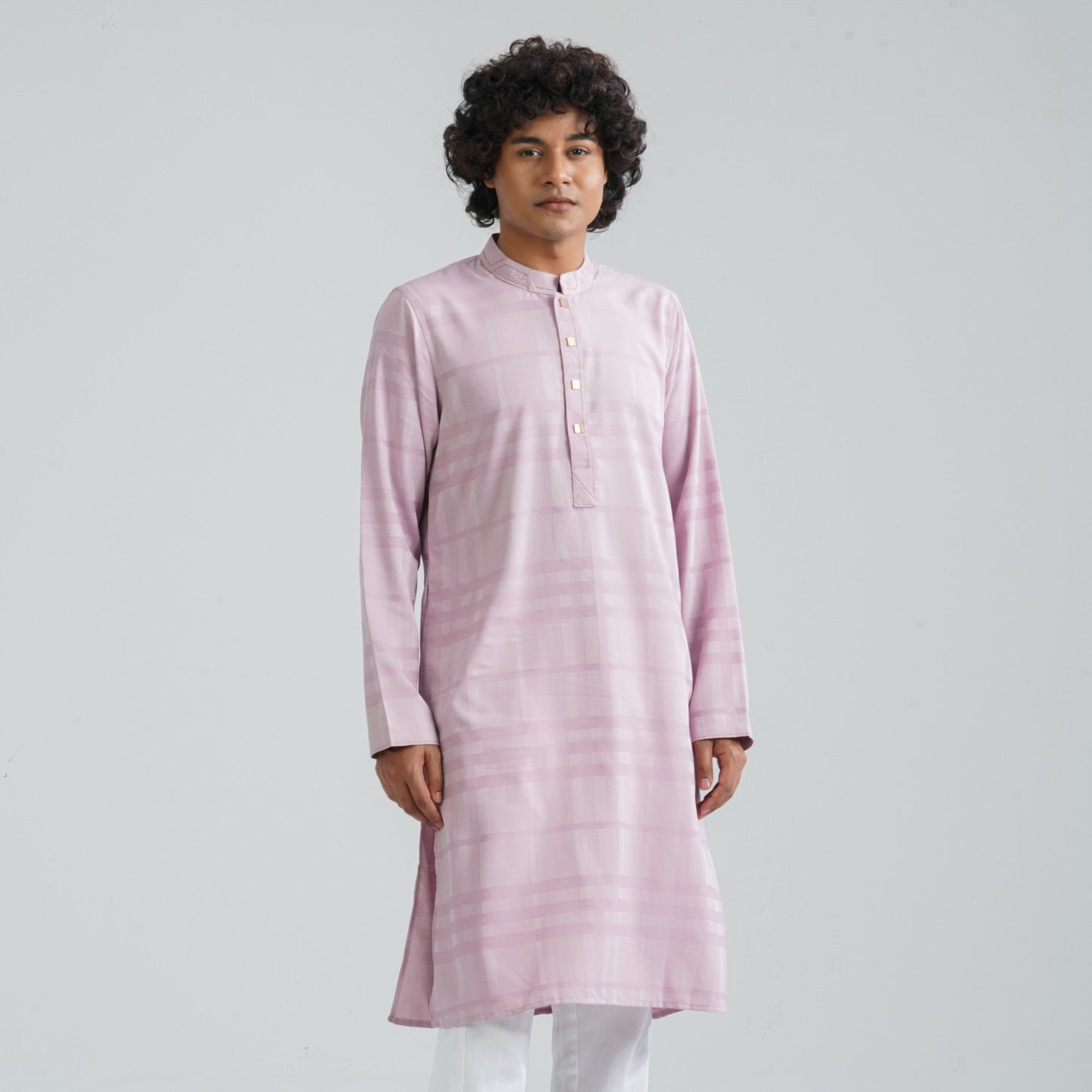 Men's Dust Pink Panjabi
