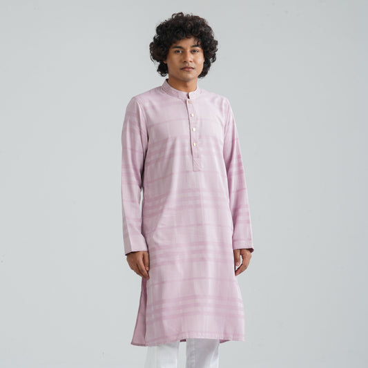 Men's Dust Pink Panjabi