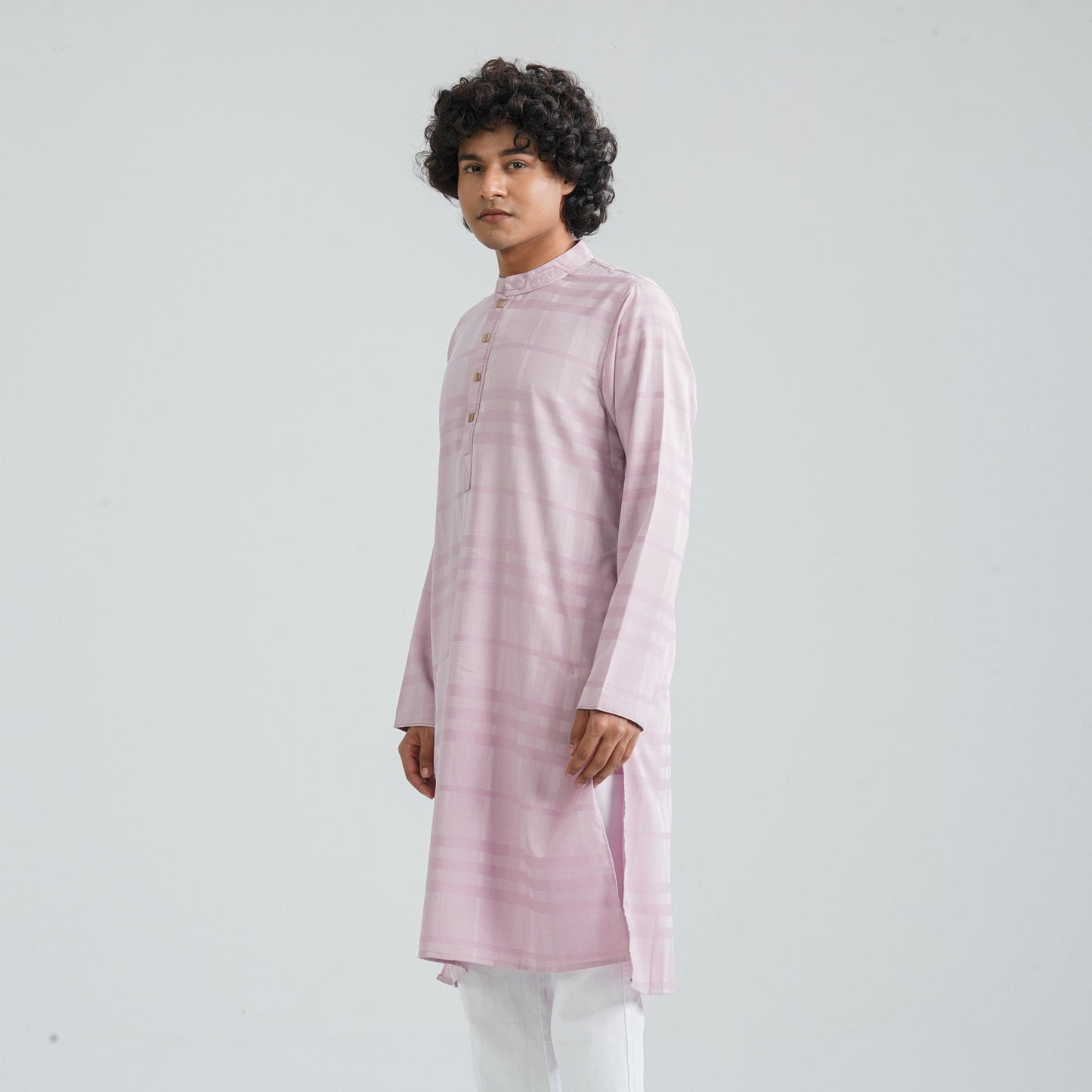 Men's Dust Pink Panjabi