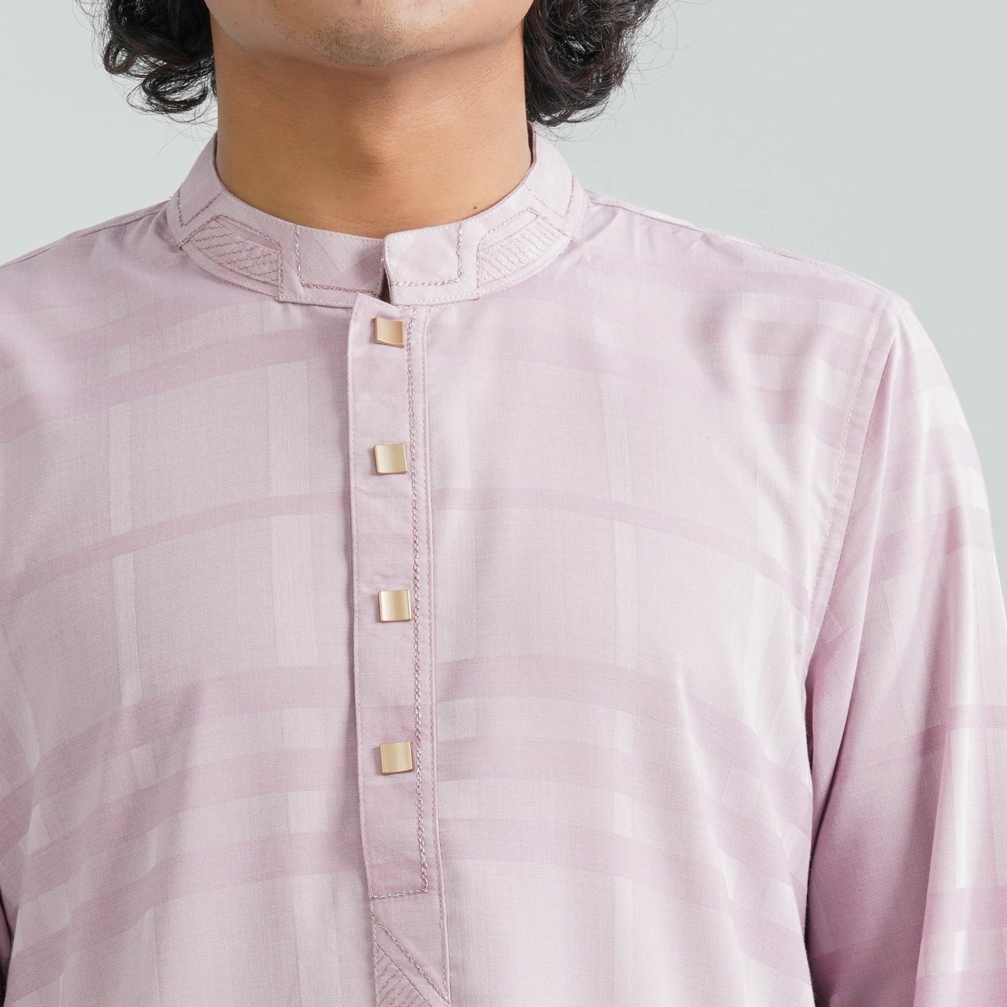 Men's Dust Pink Panjabi
