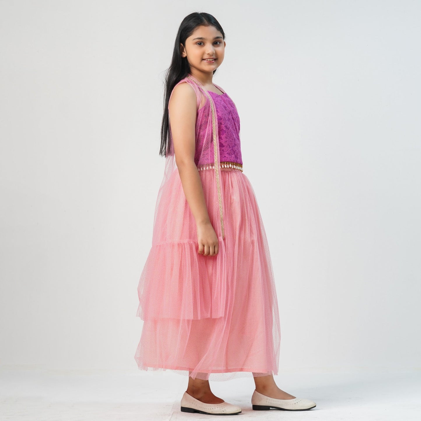 Girls Pink Three Piece Set