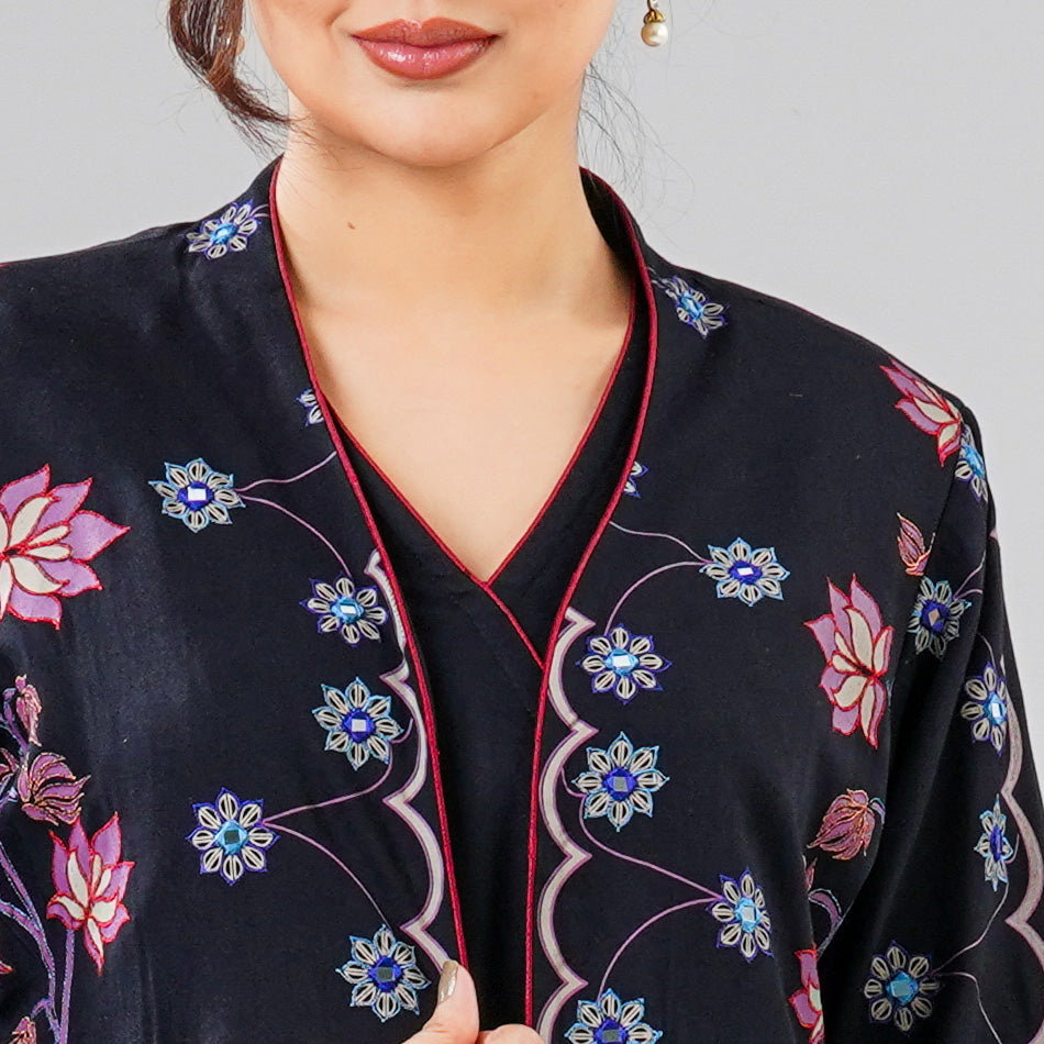 Womens Black Three Piece Set