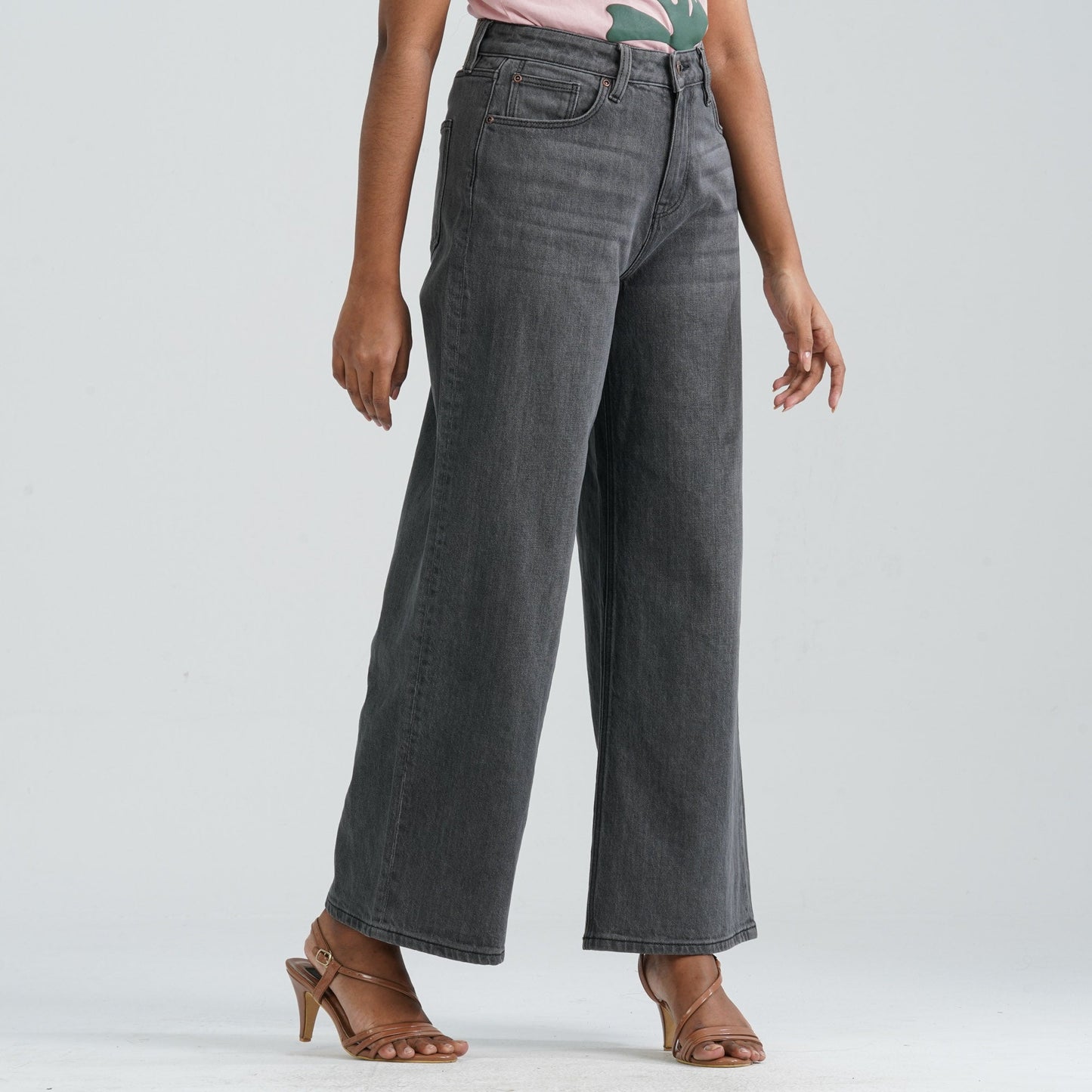 Women's Denim Wide Leg Pant