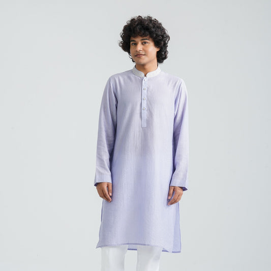 Men's Purple Panjabi