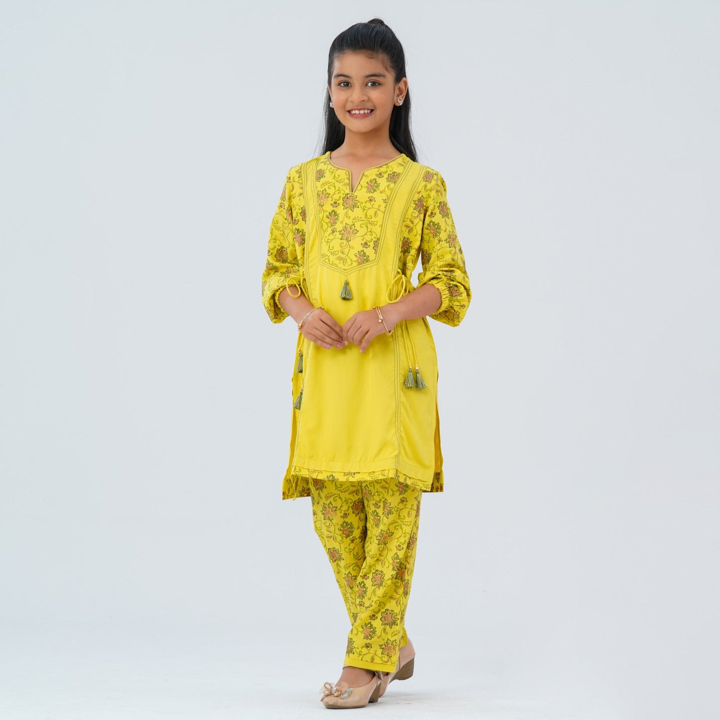 Girl's Viscose Two Piece Set