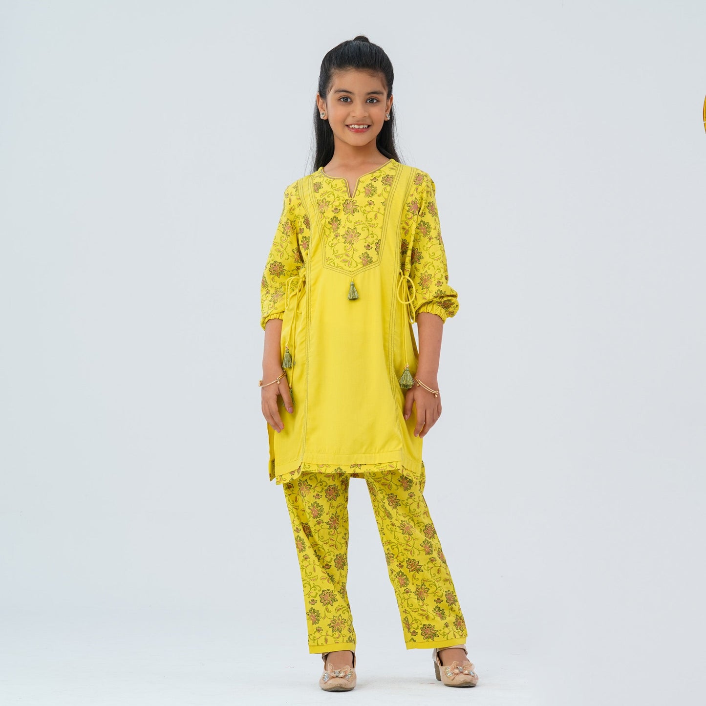 Girl's Viscose Two Piece Set