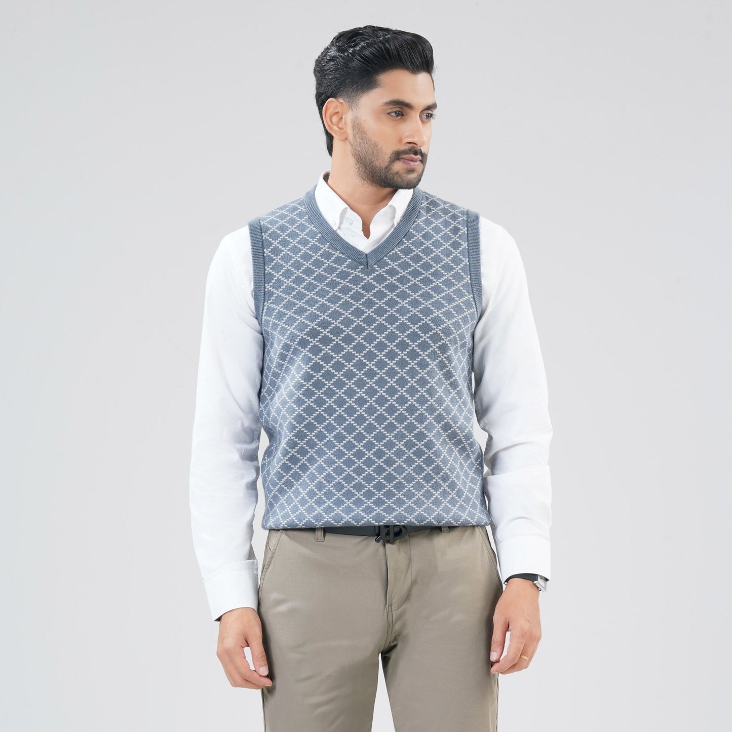 Men's Grey Sweater Vest