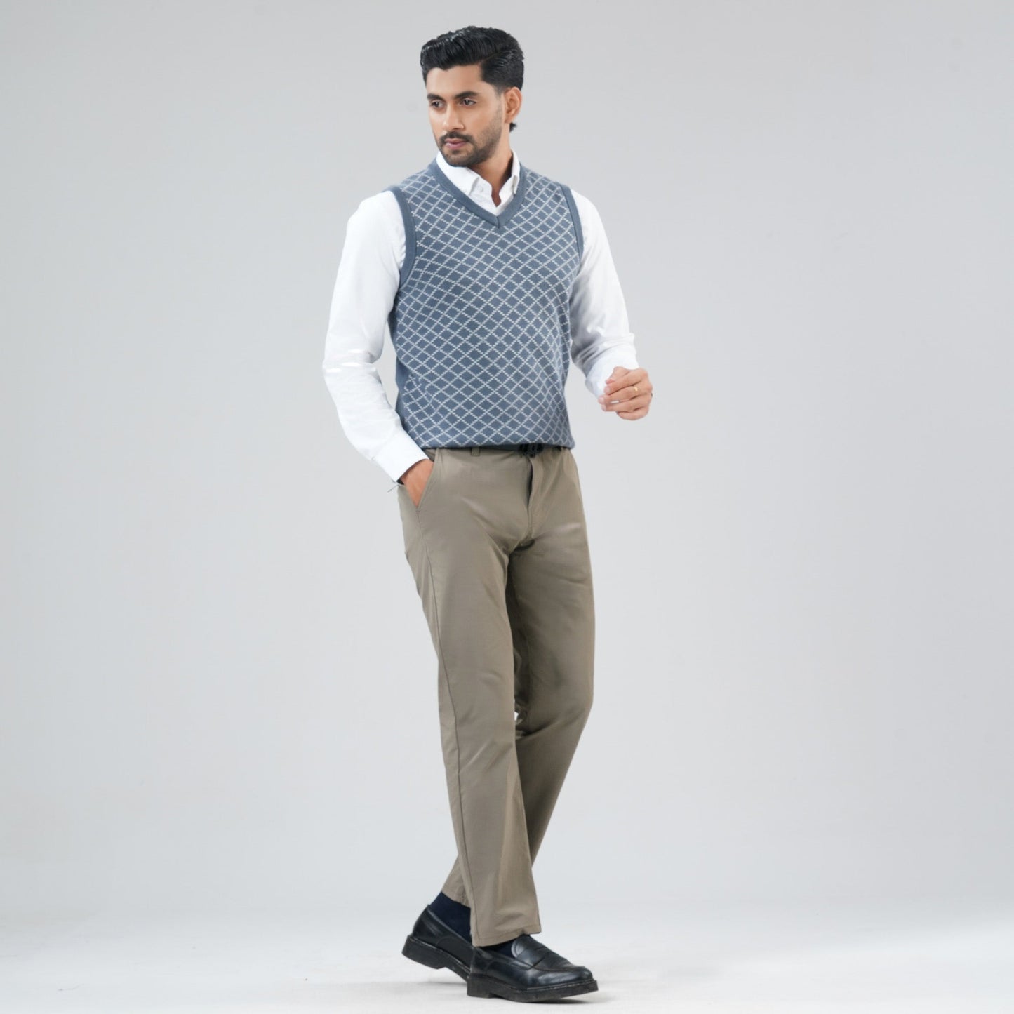 Men's Grey Sweater Vest