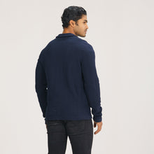 Load image into Gallery viewer, Men&#39;s Navy Sweater Blazer
