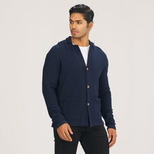 Load image into Gallery viewer, Men&#39;s Navy Sweater Blazer
