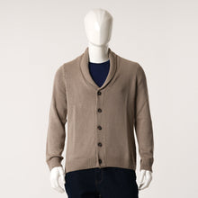 Load image into Gallery viewer, Mens Beige Sweater Blazer
