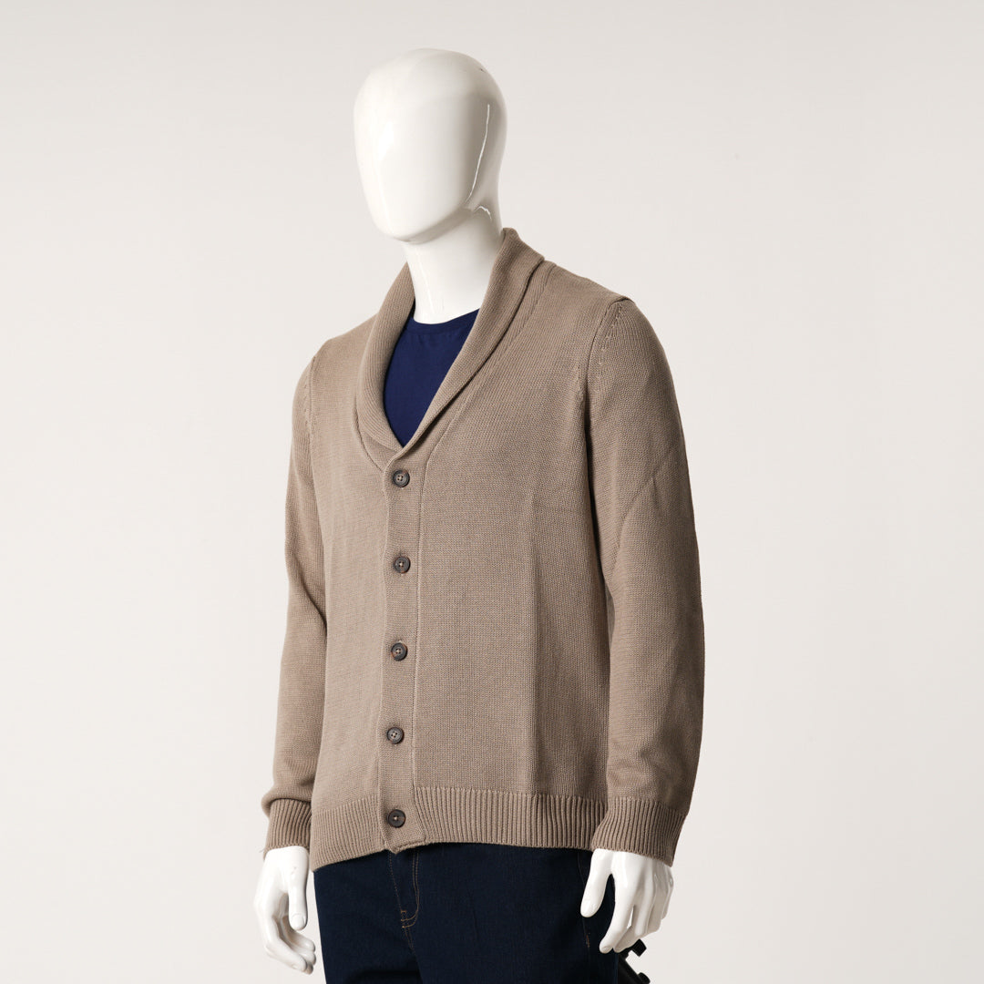 Mens Beige Sweater Blazer