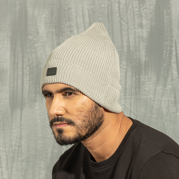 Mens Cap- Grey Melange