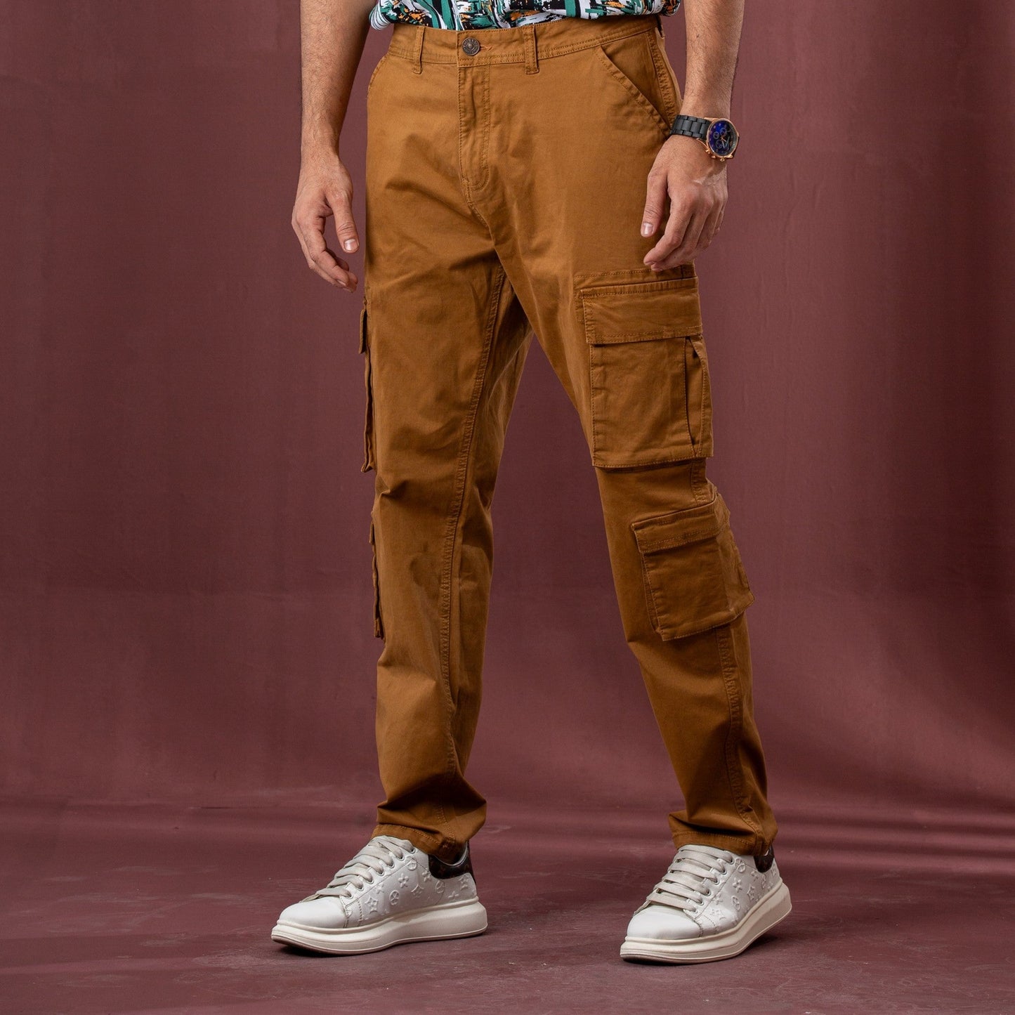 MENS CARGO PANT-KHAKI