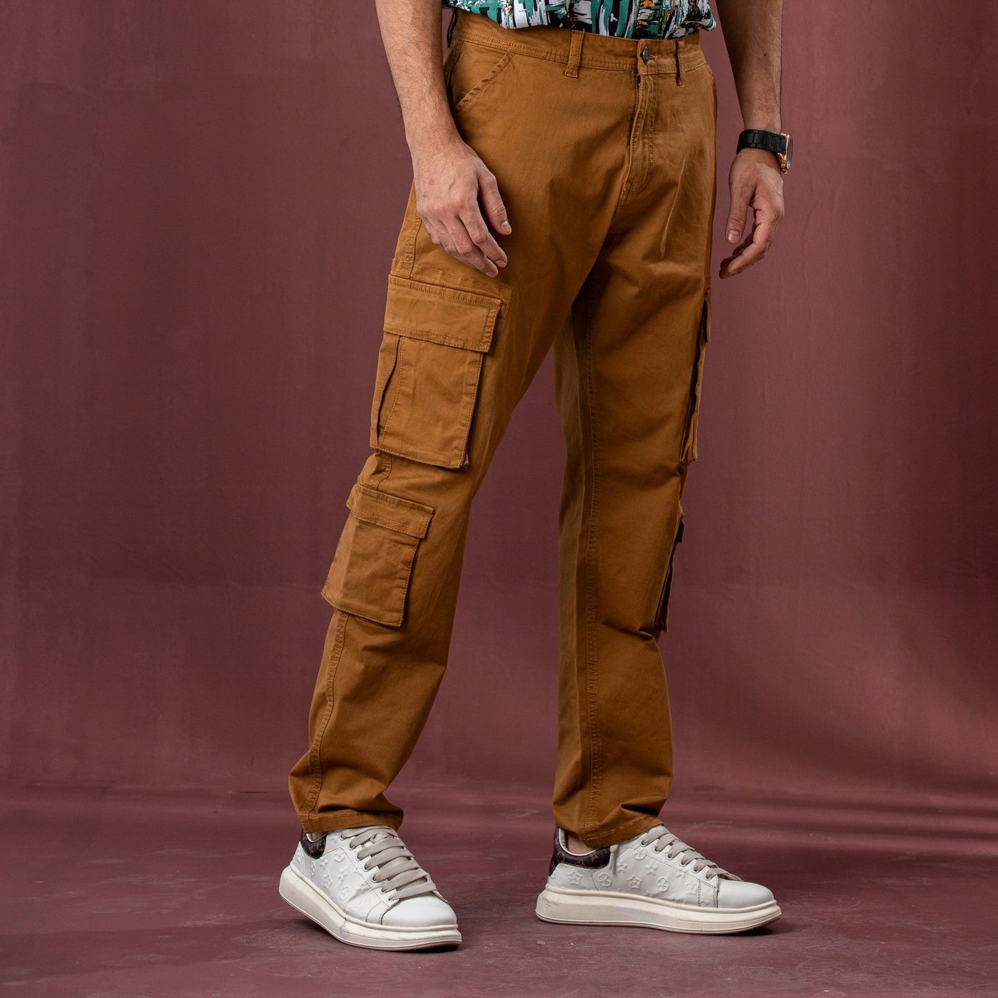 MENS CARGO PANT-KHAKI