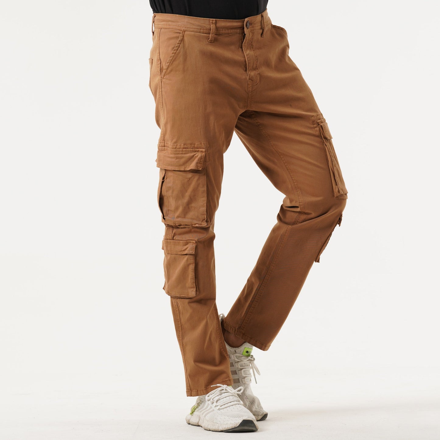 Mens Khaki Cargo Pant