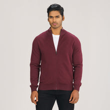 Load image into Gallery viewer, Mens Maroon Cardigan
